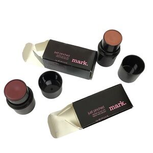 mark. Just Pinched Instant Blush Tint Stick Cream Berry Nude Avon RARE